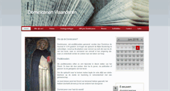 Desktop Screenshot of dominicanen.be